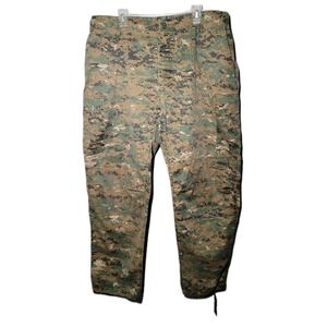 Digital Camo Pants Mens XLarge Long Military Cargo Pocket Combat Uniform